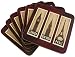 Kitchen & Housewares : World Cities Paris London New York 1930s Art Deco Coasters set of 6