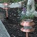 PatioPal 2-Tier Copper Solar Garden Light (4-Pack)