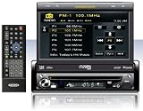 2009, Brand New Jensen Phaselinear Uv10 In-dash Single Din (2 Height) Touch Screen Motorized Pop-out 7 Monitor with Built in Dvd/cd/mp3/am/fm/usb Player and Built in Ipod Interface