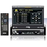 2009, Brand New Jensen Phaselinear Uv10 In-dash Single Din (2" Height) Touch Screen Motorized Pop-out 7" Monitor with Built in Dvd/cd/mp3/am/fm/usb Player and Built in Ipod Interface