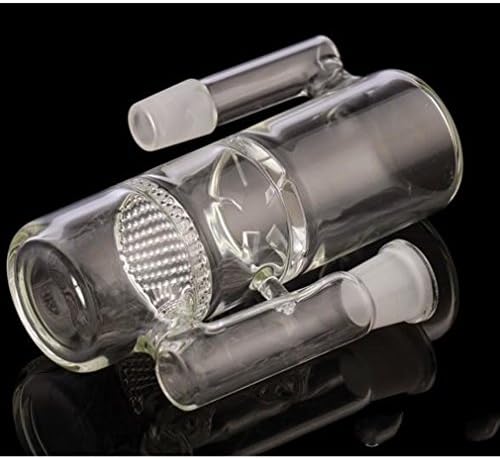 6'' Tall Honeycomb Glass Pipe Accessories 18.8mm Joint Whirl Perc Ash Catcher