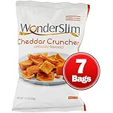 WonderSlim Cheddar Crunchers High Protein Chips (7 Servings)