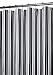 Park B. Smith Picardi Stripe Shower Curtain, Black/White