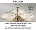 Kenneth Cole R Logo 3 Part Relish & Metal Stand (CERC), Fine China Dinnerware
