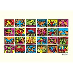 Keith Haring - Retrospect Poster Kunstdruck (70 x 50cm)