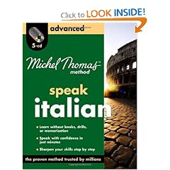Michel Thomas Method Italian Advanced, 5-CD Program (Michel Thomas Series) by Michel Thomas