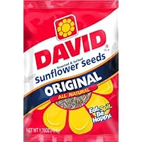 David Original Sunflower Seeds, 1.75-Ounce Bags (Pack of 48)