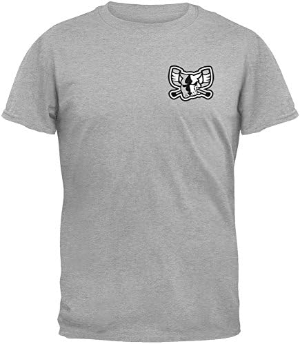 Richmond Riverdogs - Crest Print Mono Mad Dog Grey T-Shirt - Small