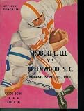 Official Program. Robert E. Lee vs Greenwood S.C. Friday Sept. 29. 1961. Gator Bowl. Football Game. (Official Program Gator Bowl 8:00 P.M.)