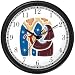 Nun in Prayer Christian Theme Wall Clock by WatchBuddy Timepieces (Black Frame)