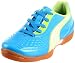 Puma V5.11 IT Indoor Soccer Shoe (Little Kid/Big Kid),Dresden Blue/White/Lime Punch,2 M US Little Kid