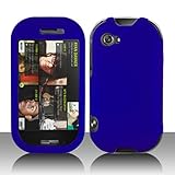 Sharp Kin 2 "PDA" Cell Phone Rubber Feel Dark Blue Protective Case Faceplat ....