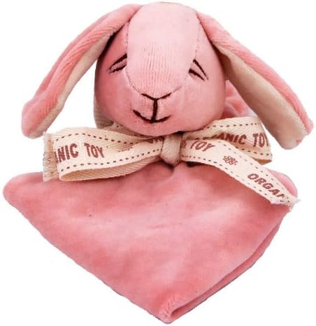Miyim Simply Organic Lovie Blankie, Bunny, 0-3 Months