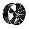 Hurst Dazzler Black Accent/Clear Coat Wheel with Mirror Machined Face (20x8.5"/5x115mm)