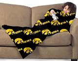 Iowa Hawkeyes Youth Comfy Throw Blanket with Sleeves