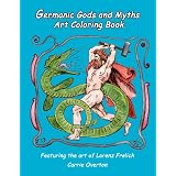 Germanic Gods and Myths Art Coloring Book: The Art of Lorenz Frølich (Paperback)