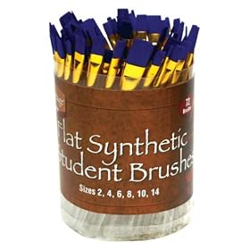 Alvin & Co. AC300D SAPPH FLAT BRUSH ASST72 by Alvin & Co.