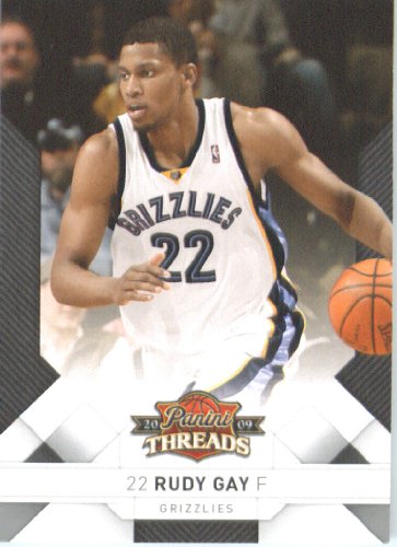 2009 /10 Panini Threads Basketball Card # 51 Rudy Gay Memphis Grizzlies Mint Condition - Shipped In Protective ScrewDown Display Case!