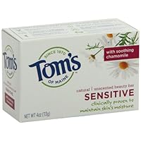 Tom's of Maine Moisturizing Bar Sensitive, 4-Ounces Bars