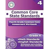 fourth grade common core assessment workbook common core state standards