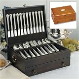 Eureka Bristol 44W Walnut Silverware / Flatware Chest by Reed & Barton