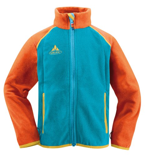 VAUDE Kinder Jacke Kinderhaus IV, lagoon/mandarine, 92, 01307 Preisvergleich