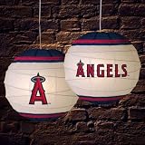Los Angeles Angels 18 Inch Rice Paper Lamp MLB Baseball Fan Shop Sports Team Merchandise