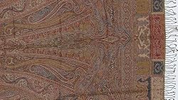Blanket Throws Pure Wool Asian Jacquard Pattern India 106" x 55" (wbscov028)