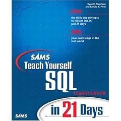 Sams Teach Yourself SQL in 21 Days
