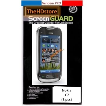 3 Films Protection Ecran pour NOKIA C7 [Appareils électroniques]