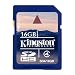 Kingston 16 GB Class 4 SDHC Flash Memory Card SD4/16GBET