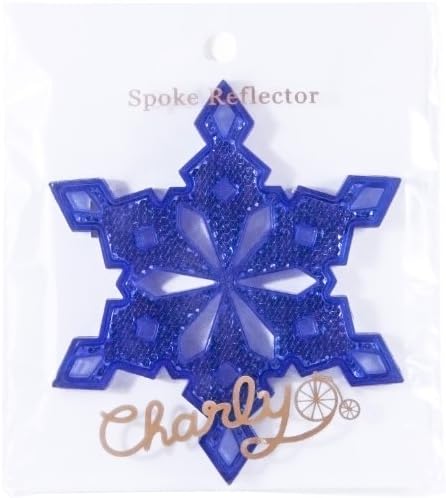 Fuuvi Charly Bicycle Reflector Snowflake Blue