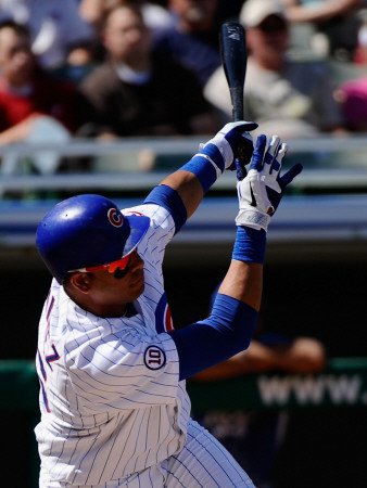 Kansas City Royals v Chicago Cubs, MESA, AZ - MARCH 09: Aramis Ramirez Photographic Poster Print by Kevork Djansezian, 12x16