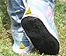 i-BOSOM Reusable Waterproof Outdoor Protective Rain Boot Shoe Covers (Extra Large, Transparent)