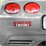 Stanford Cardinal Dad Car Decal