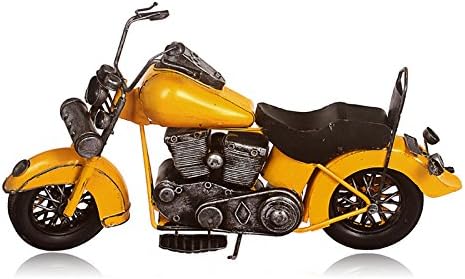 XXL Vintage Tin toy Harley motorcycle models handmade antique metal crafts ornaments , 22*30*11cm