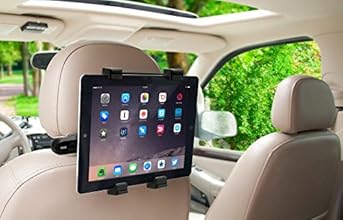 Okra 360&deg; Degree Adjustable Rotating Headrest Car Seat Mount Holder For iPad, Samsung Galaxy,Motorola Xoom, And all Tablets Up To -10.1