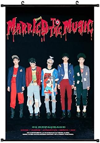 KPOP Shinee Married To The Music Wall Hanging Poster Key Minho Picture Photo Album