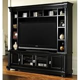 IMAGE OF Princeton Four Piece Home Entertainment Center in Black