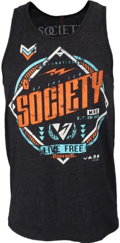Society The Tease Tank Dark Charcoal 2X-Large