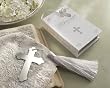 Kate Aspen "Blessings" Silver Cross Bookmark with Tassel in Keepsake Book Box