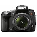 Sony DSLR-A580L SLR-Digitalkamera (16 Megapixel, Live View, Full HD, 3D Sweep Panorama) Kit inkl. 18-55 mm Objektiv