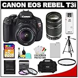 Canon EOS Rebel T3i 18.0 MP Digital SLR Camera Body & EF-S 18-55mm IS II Le ....