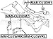 Right Rear Differential Mount Febest MM-CU5WRR Oem MR961408