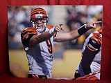 Carson Palmer Autographed Cincinnati Bengals 8x10 Photo, USC Trojans, Proof Photo of Carson Signing for Us.