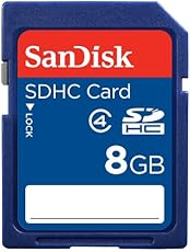 SanDisk 8GB Class 4 SDHC Memory Card - Frustration-Free Packaging