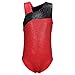 One-piece Color Blocking Shoulder Strap Dancing Athletic Leotard for Little Girl