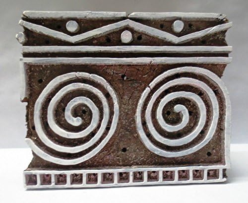 VINTAGE WOODEN HAND CARVED FABRIC PAPER PRINTING BLOCK STAMP WALLPAPER DESIGN 21