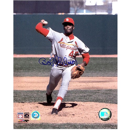 Bob Gibson St. Louis Cardinals 8x10 Autographed Photograph