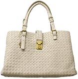 Review   / Bottega Veneta Woven Cream Leather Expandable Large Tote 171265/VFEF1/9541